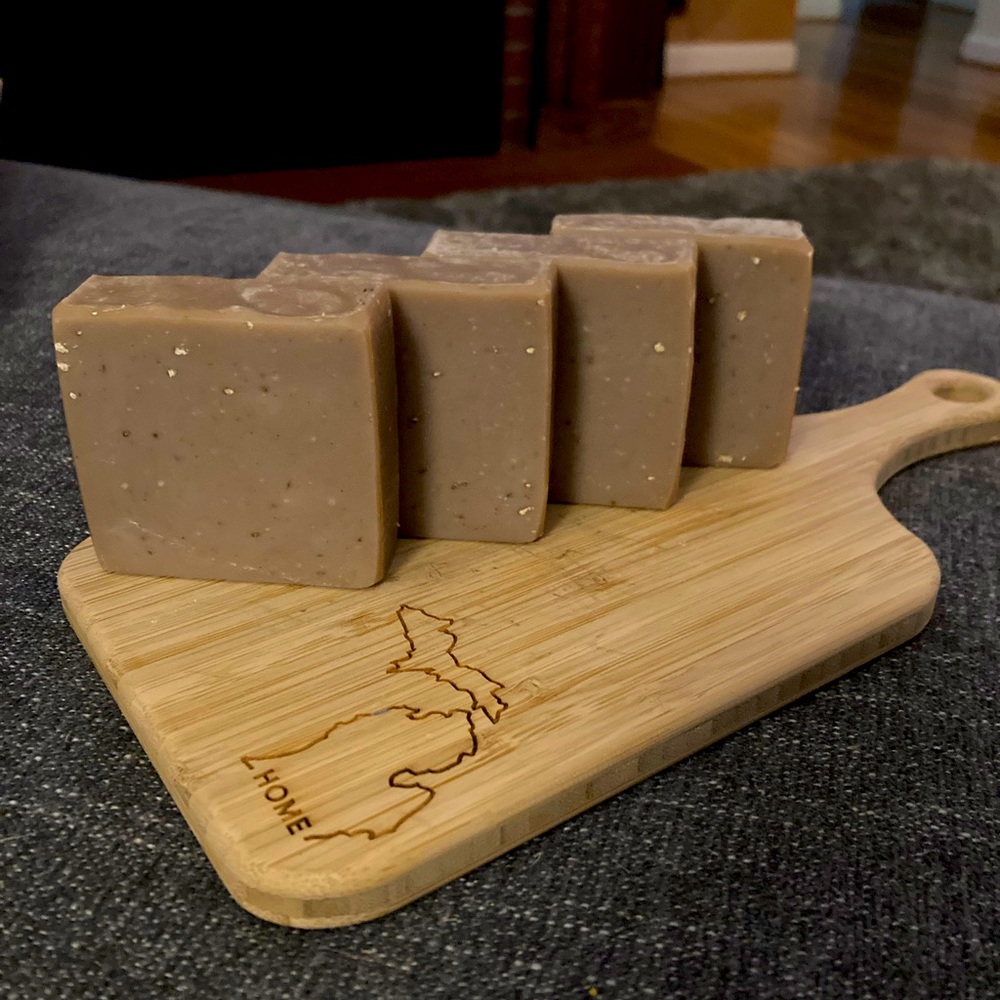 Oatmeal milk and honey handmade soap bars